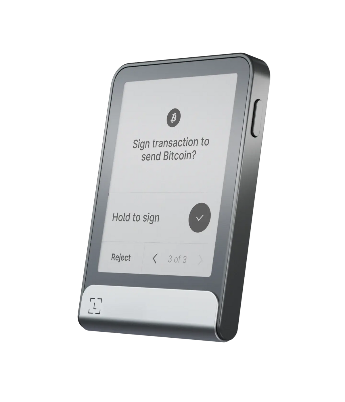 Ledger Flex official image for Ledger Flex Review: Is This E Ink Touchscreen Wallet Right for You? — view 1
