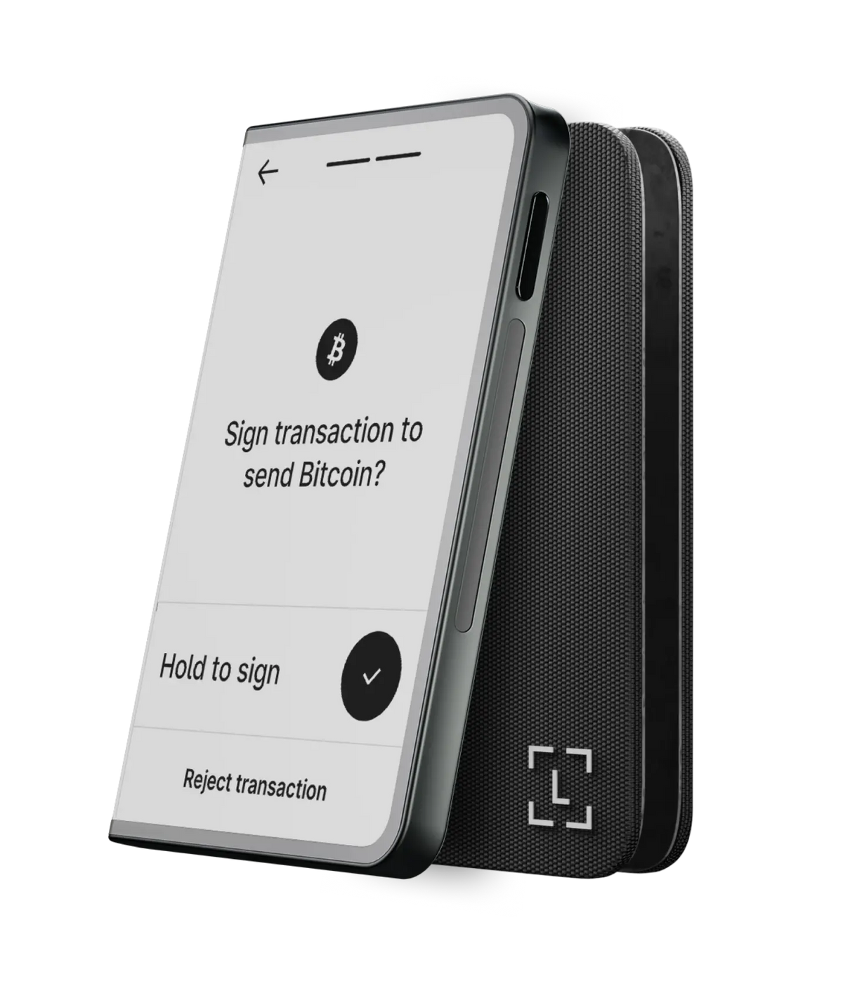 Ledger Stax official image for Ledger Stax Review: Premium Curved E Ink Hardware Wallet — view 1